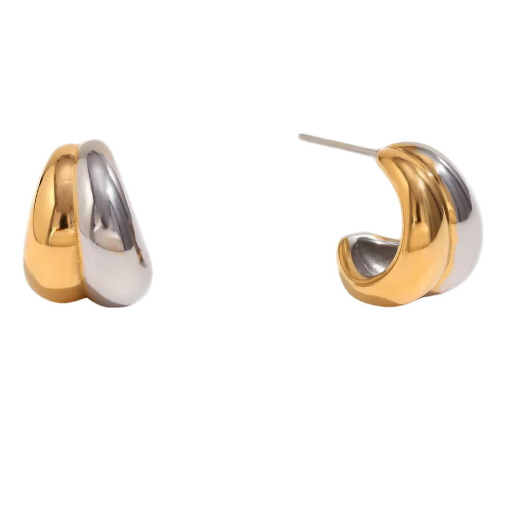 Mixed Metal Hoop