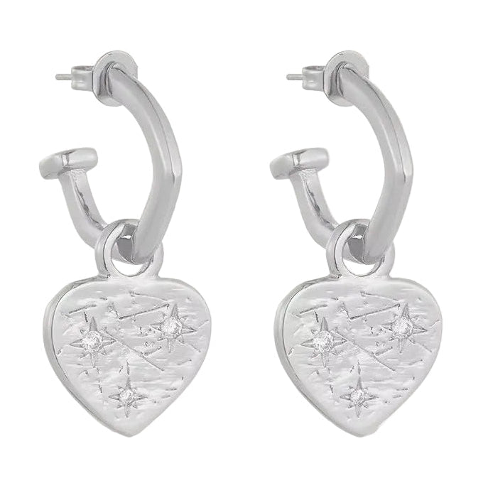 Halo Heart Earrings