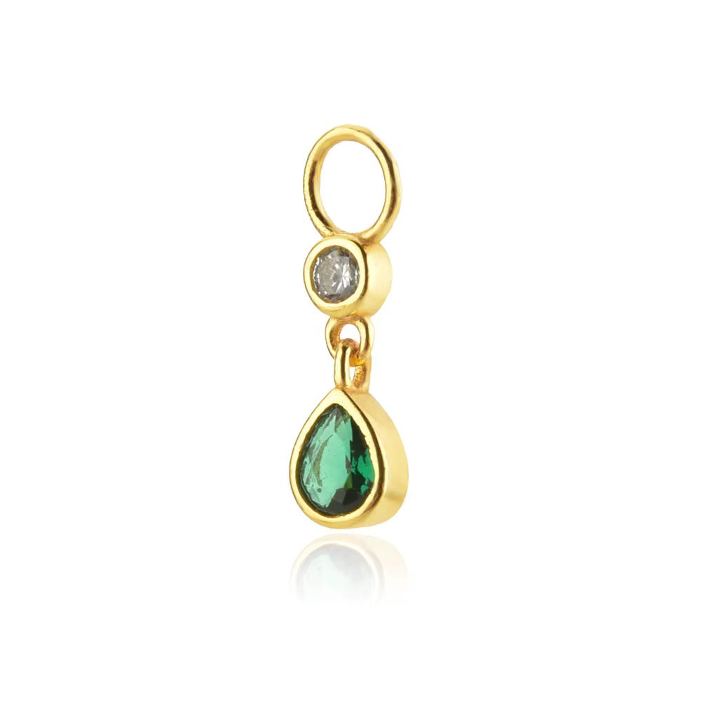 Green Drop Charm