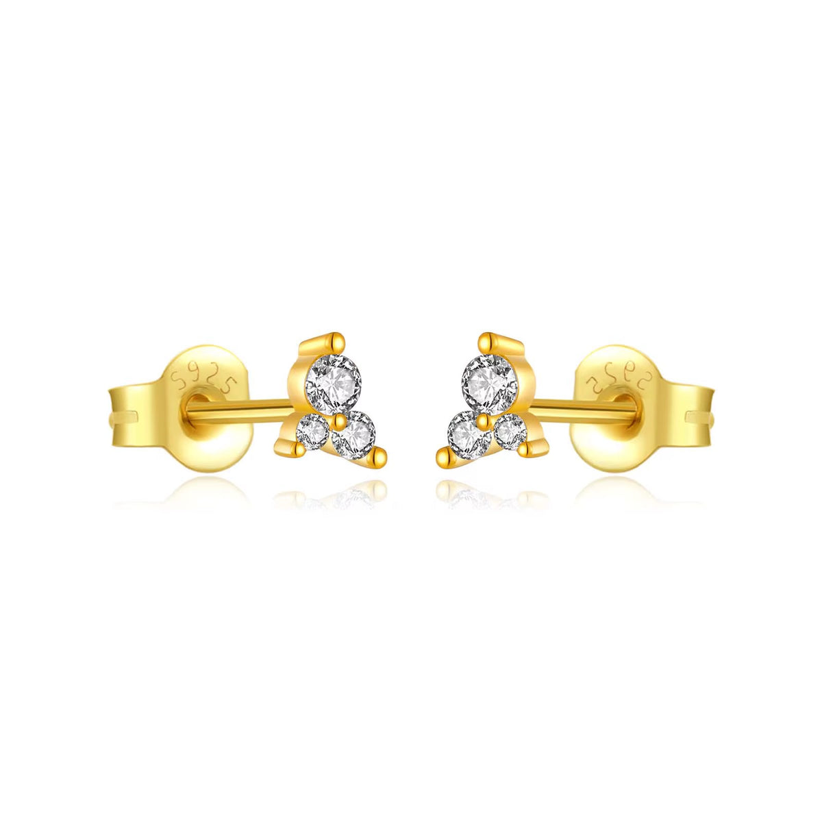 Tri-Crystal Studs